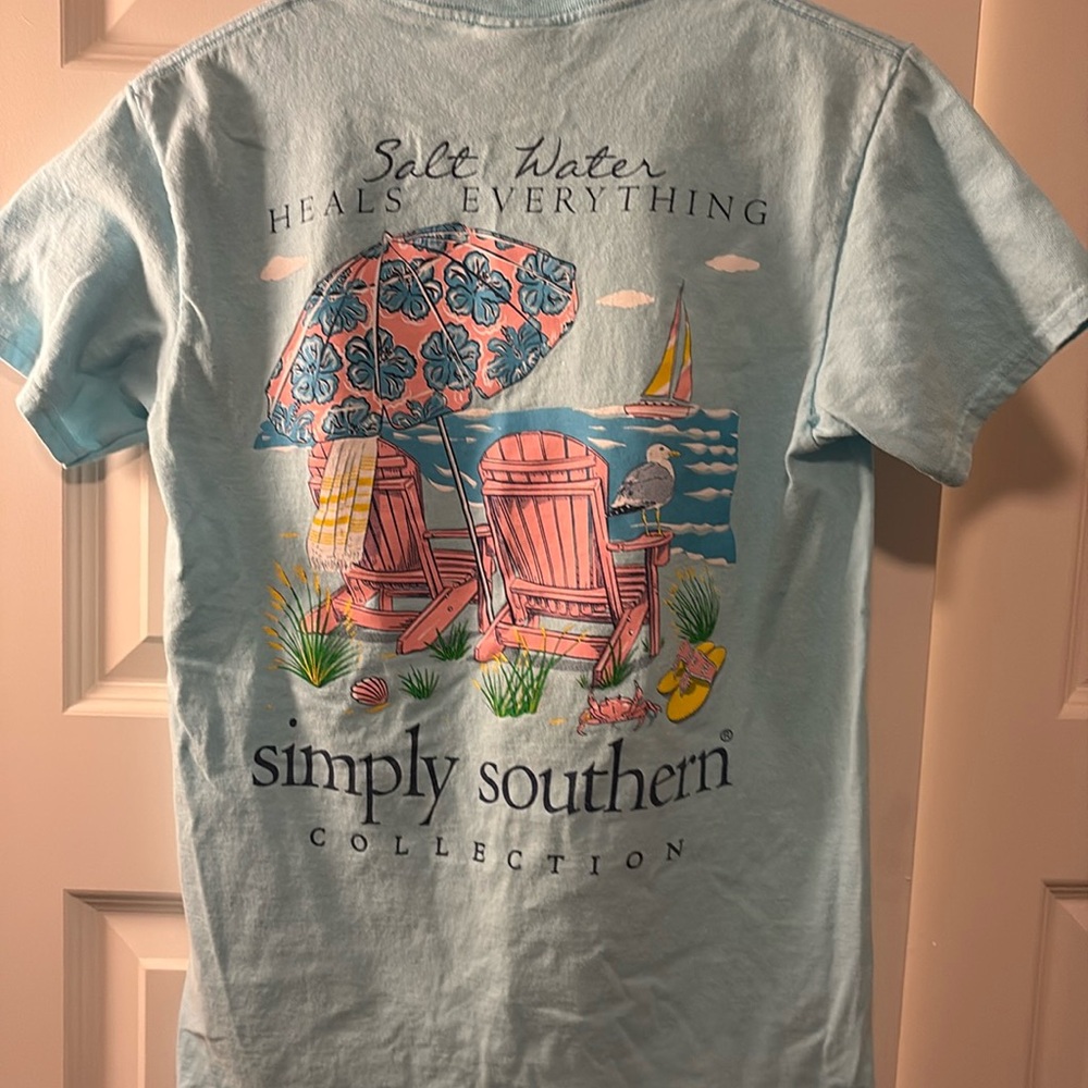 Simply Southern Light Blue T-Shirt